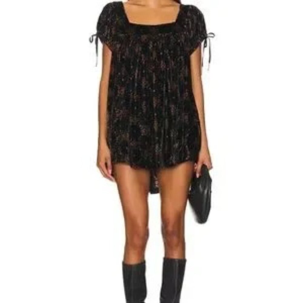NWT We The Free Velvet Summer Camp Tunic SZ‎ XS